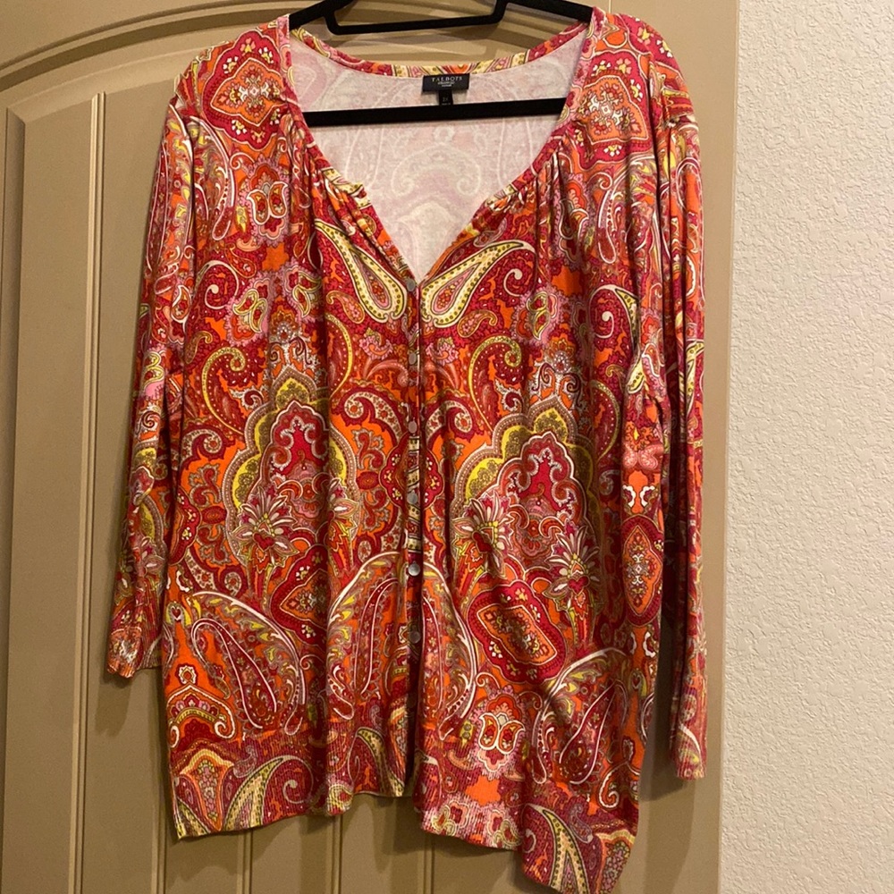 Talbots 2x cardigan